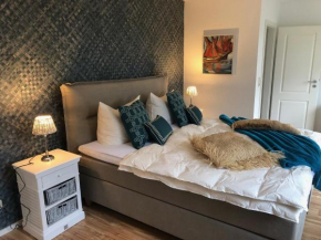 romantisches Ferienhaus Boddenblick mit Sauna in Pruchten